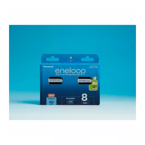 Аккумулятор PANASONIC eneloop AAA 800 8шт (BK-4MCDE/8BE)