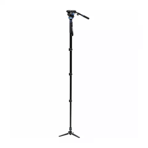 Benro MCT48AFS6PRO монопод-штатив Hi-Hat Connect с видеоголовой/алюминиевый с клипсами
