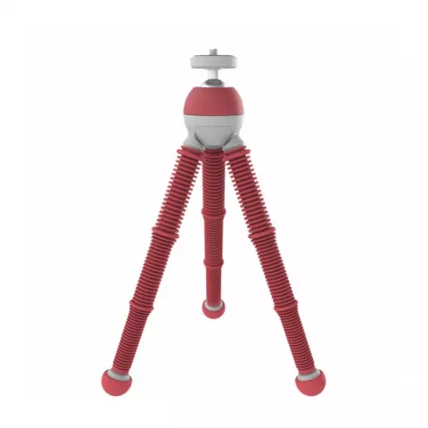 Joby Podzilla Medium Kit гибкий штатив с держателем для смартфона, красный (JB01758)