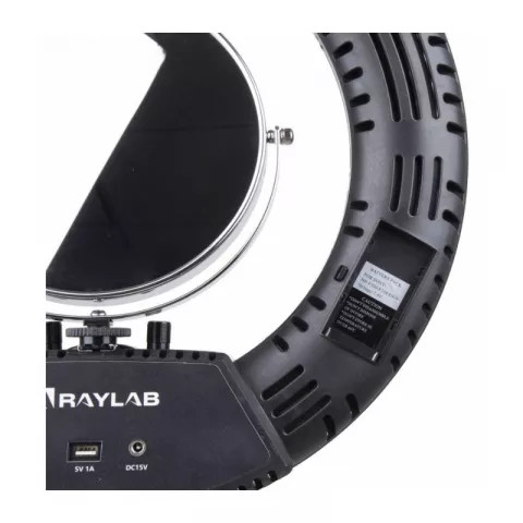 Осветитель Raylab RL-0418 Kit кольцевой, 65 Вт, 3200-5600К, со стойкой