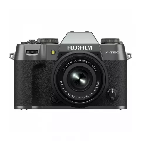 Fujifilm X-T50 Kit XC 15-45mmF3.5-5.6 OIS PZ Charcoal Silver