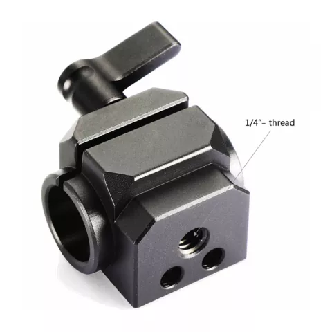 SmallRig 1995 Зажим для направляющих 15мм с креплением 1/4" Rod Clamp