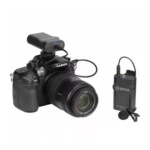 Двухканальный беспроводной микрофон Boya BY-WM4 Pro-K1 (Передатчик TX4 Pro + Приёмник RX4 Pro)