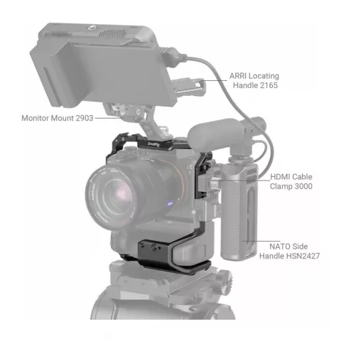 SmallRig 3594 Клетка для цифровых камер Sony A7SIII / A7IV / A7RIV / A1 с батарейным блоком