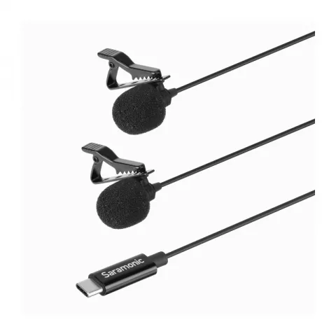 Saramonic LavMicro U3C Петличный микрофон с кабелем 6м и 2мя клипсами, разъем Type-C