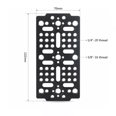 SmallRig 1681 Площадка для крепления аксессуаров к кинокамере Cheese Plate