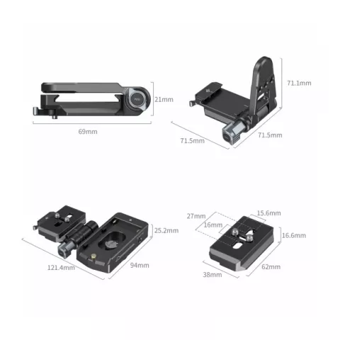 SmallRig 4696 Адаптер аккумулятора NP-F для цифровых камер Battery Adapter Mount Plate Kit