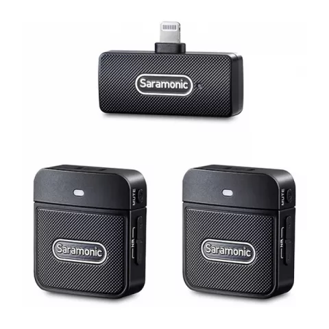 Saramonic Blink100 B4 (TX+TX+RXDI) Радиосистема 2,4Ггц приемник + 2 передатчика, разъем Lightning