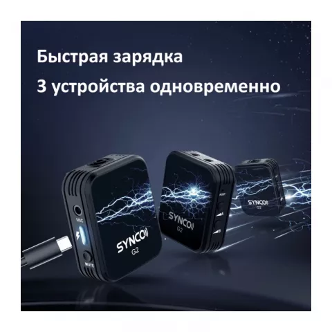 Synco G2A2 беспроводная микрофонная система 2,4 ГГц (2 передатчика)