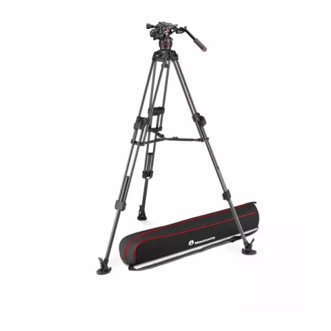 Видеоштатив Manfrotto MVK608TWINFC (штатив MVTTWINFC + голова MVH608AH) карбоновый