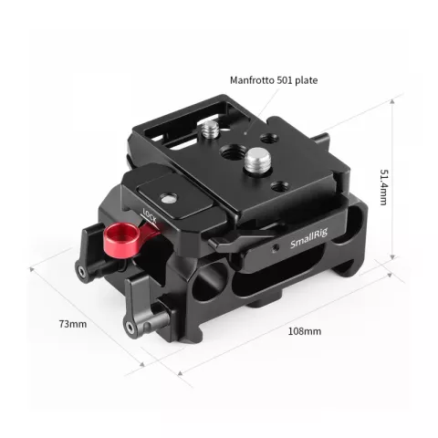 SmallRig DBM2266B Базовая площадка для камеры BMPCC 4K (Manfrotto 501PL Compatible)