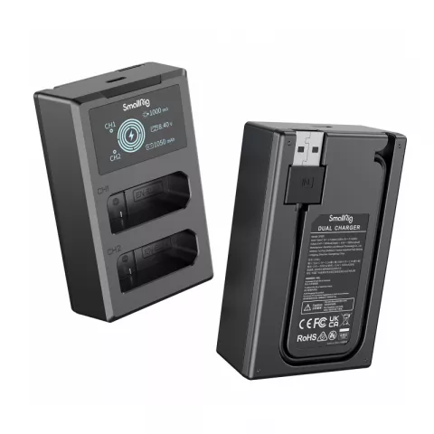 SmallRig 3819 Зарядное устройство с двумя литий-ионными аккумуляторами EN-EL14
