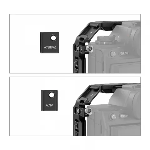 SmallRig 3669 Комплект для цифровой камеры Sony A7SIII / A7IV, клетка, 2 ручки и фиксатор кабеля