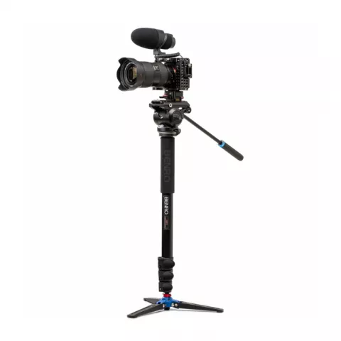 Benro A48FDS4PRO видеомонопод с головой серии 4/4 секционный/зажимы - клипсы/алюминиевый
