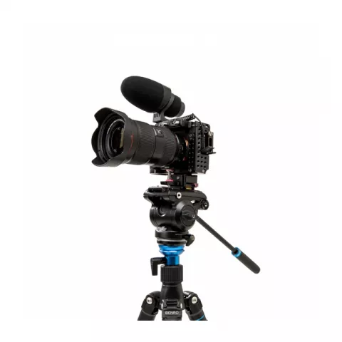 Benro A2573FS4PRO штатив с видеоголовой серии 2/3 секциионный/зажим - клипсы/алюминий