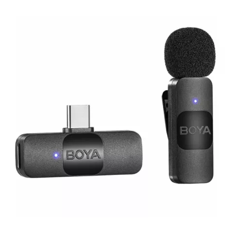 Boya BY-V10 Сверхкомпактная 2,4ГГц Беспроводная Микрофонная Система, USB-C