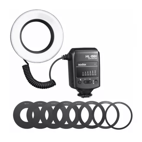 Вспышка для макросъемки Godox ML-150II кольцевая