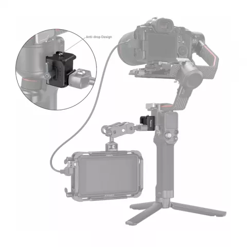SmallRig 3025 Адаптер NATO для крепления аксессуаров на электронные стабилизаторы DJI RS 2 / RSC 2