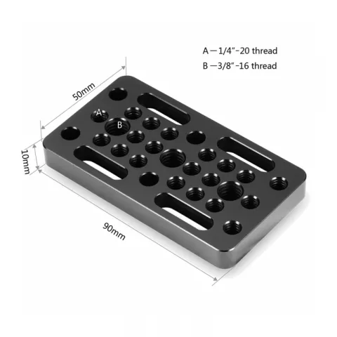 SmallRig 1598 Площадка для крепления аксессуаров к кинокамере Cheese Plate