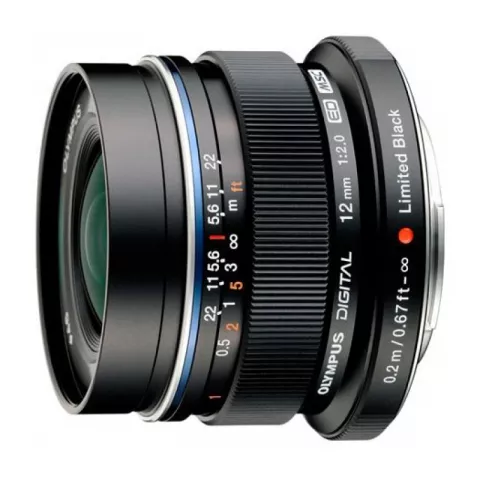 Объектив Olympus ED 12mm f/2.0 M.Zuiko Digital черный