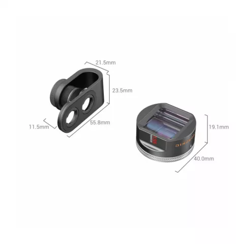 SmallRig 3578 Анаморфный объектив для смартфона 1.55X Anamorphic Lens