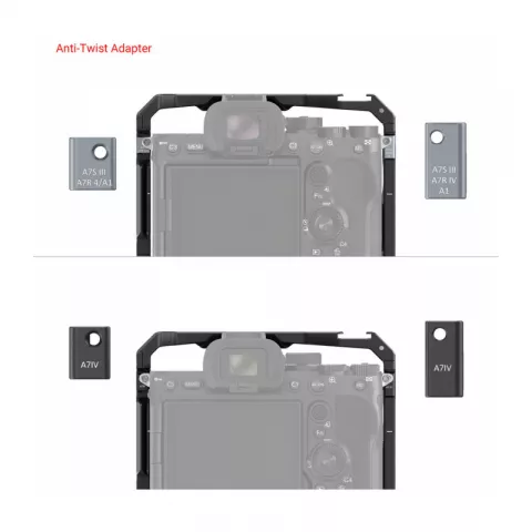 SmallRig 3594 Клетка для цифровых камер Sony A7SIII / A7IV / A7RIV / A1 с батарейным блоком