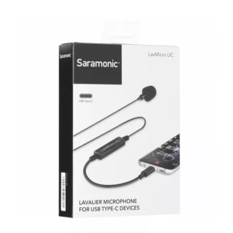 Микрофон Saramonic LavMicro UC для смартфонов с кабелем 1,7м (вход USB-C)