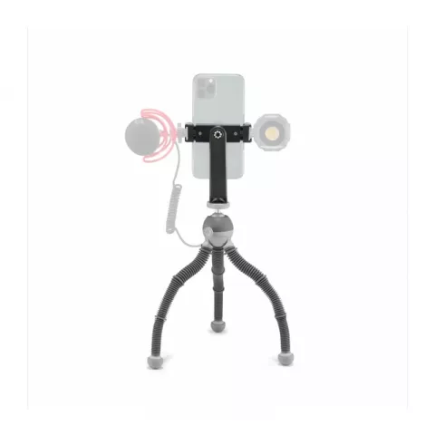 Joby PodZilla Medium Kit гибкий штатив с держателем для смартфона, серый (JB01731)