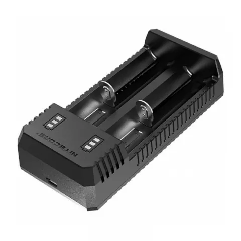 Зарядное устройство Nitecore UI2 с 2 слотами для аккумуляторов 18650, 26650, АА, ААА и других до 1А