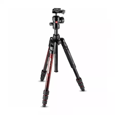 Штатив Manfrotto MKBFRTA4RD-BH Befree Advanced Travel Twist и шаровая головка для фотокамеры (красный)