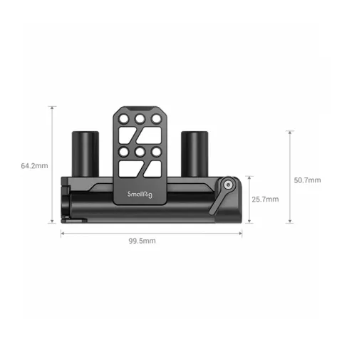 Smallrig MD2802 Поворотный держатель аккумулятора для направляющих 15мм Rod Battery Hinge