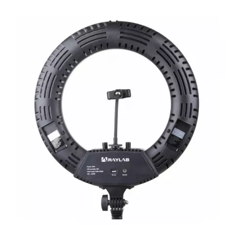 Осветитель Raylab RL-0418 Kit кольцевой, 65 Вт, 3200-5600К, со стойкой