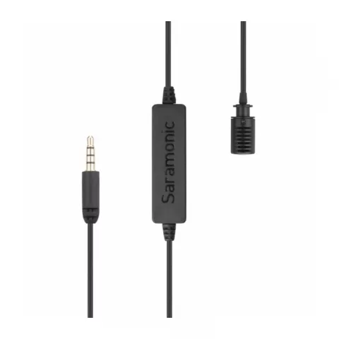 Микрофон петличный Saramonic LavMicro-S, стерео, с кабелем 5м, миниджек