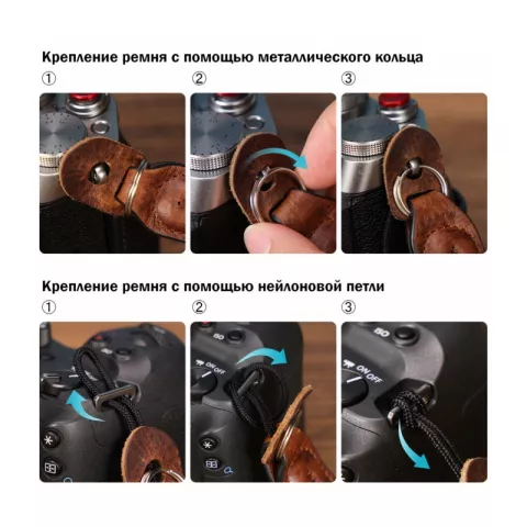 SmallRig 3926 Кистевой ремень для фотокамеры Universal Vintage Wrist Strap