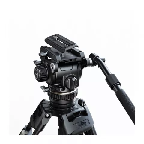 SmallRig 4463 штатив AD-120 с видеоголовой/карбоновый с клипсами Heavy-Duty Carbon Fiber Tripod