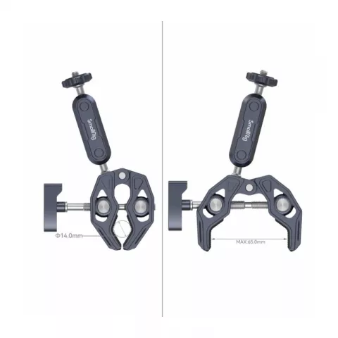SmallRig 3757B Универсальный держатель-струбцина с кронштейном Crab-Shaped Clamp with Magic Arm