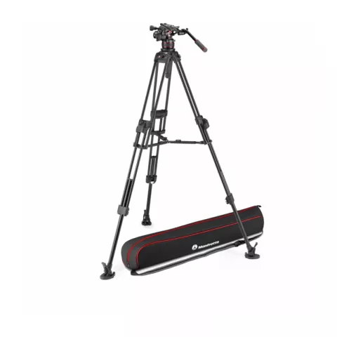 Видеоштатив Manfrotto MVK612TWINFA (штатив MVTTWINFA  + голова MVH612AH) алюминиевый
