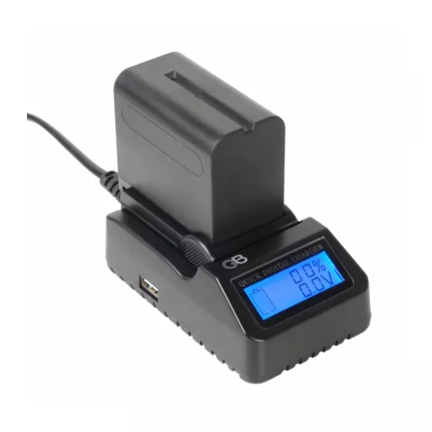 Зарядное устройство GreenBean MonoCharger NPF для Np-F970 с прикуривателем