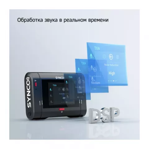 Synco G3PRO беспроводная микрофонная система 2,4 ГГц (2 передатчика, 1 приемник)