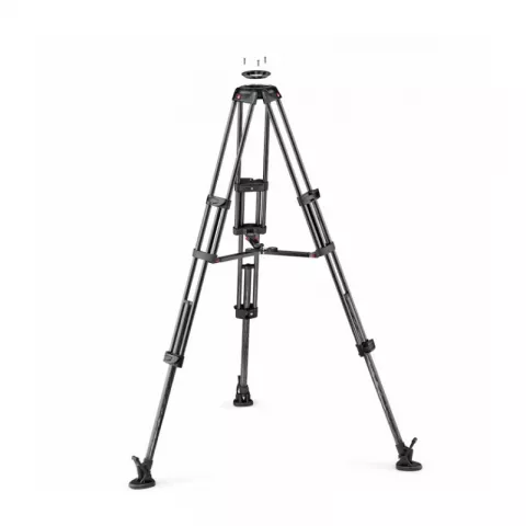 Manfrotto MVK504XTWINMC Видеокомплект голова + штатив TWINMC, средн. растяжка, карбон